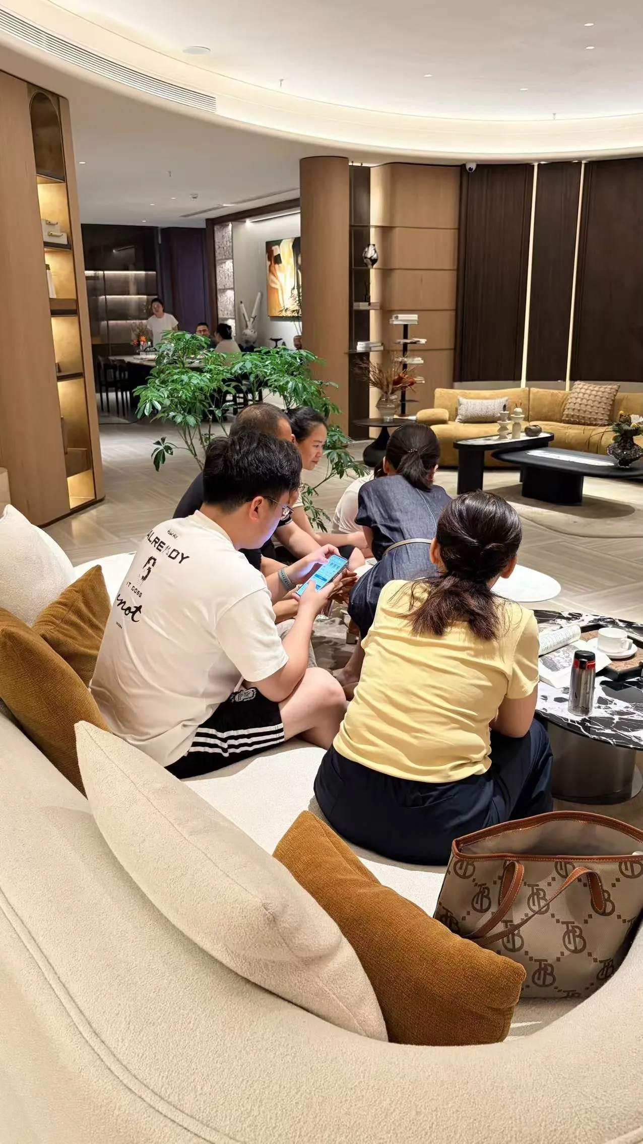 中墅展厅客户接待活动现场